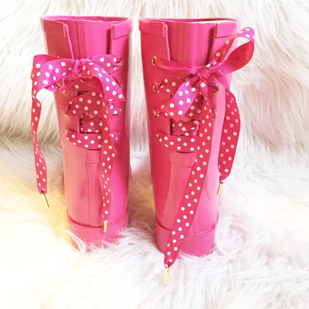 LAST PAIR❣️Women’s polka dot lace boots - Picture 6 of 8
